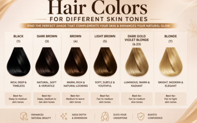 Hair Colors for Different Skin Tones and Undertones